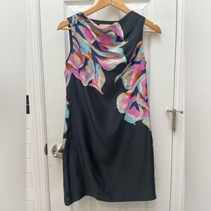 LOFT dress with watercolor design, Size 0